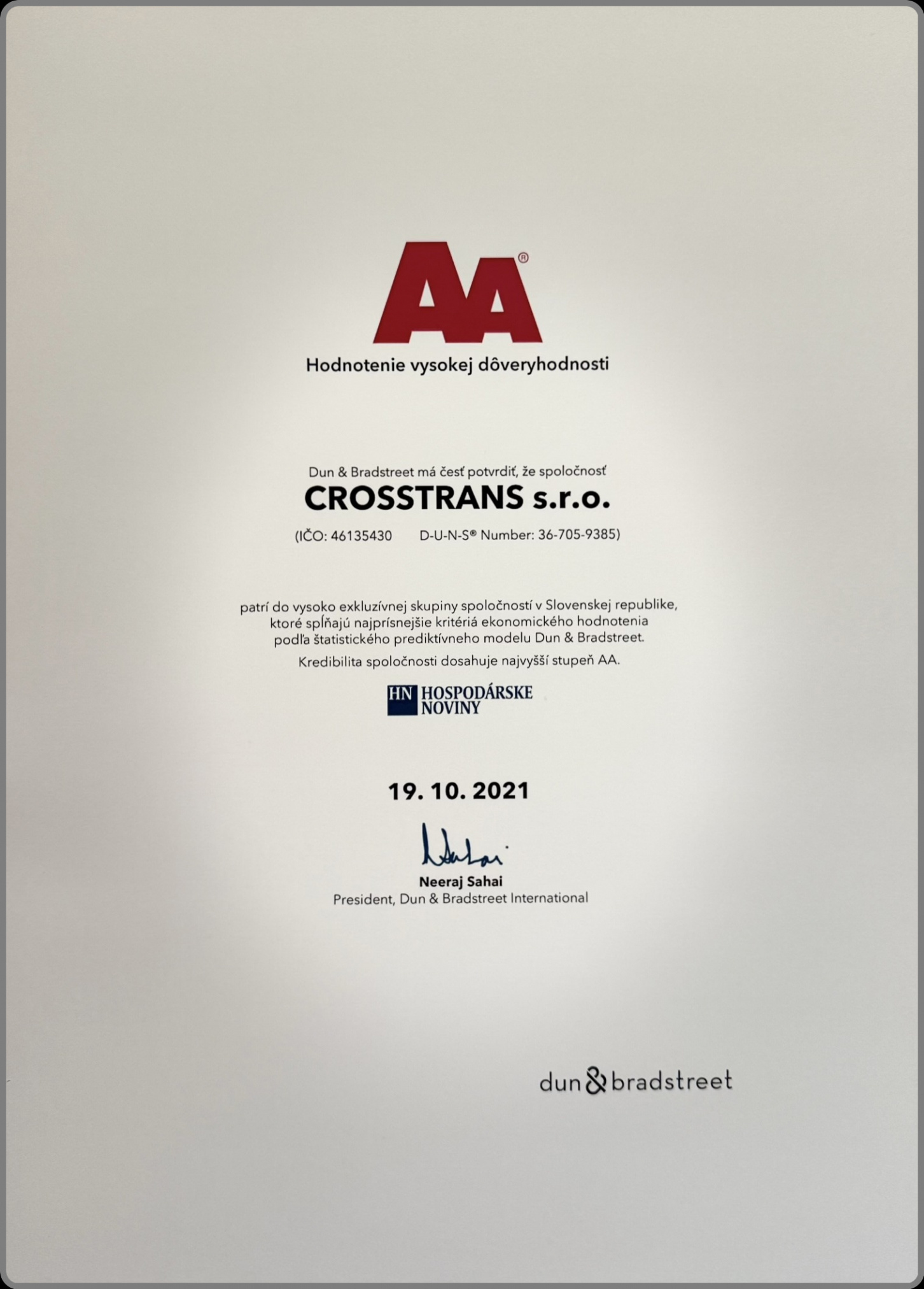 Certifikáty