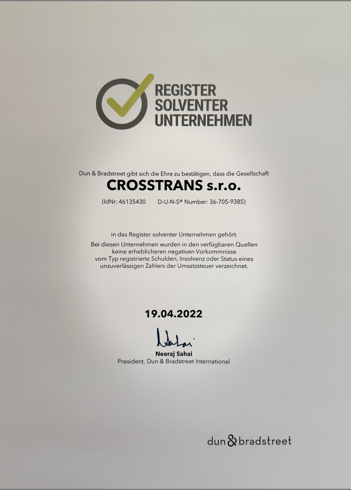 Certifikáty